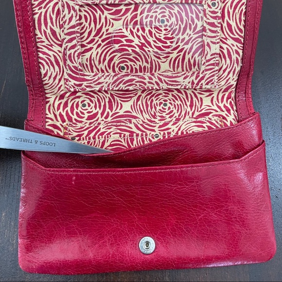 Hobo International Red Wallet Purse - Picture 6 of 9